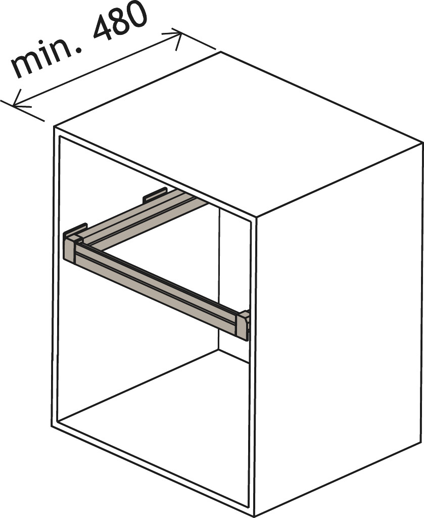 MOKA FRAME K.600 564-614MM SOFT ALU