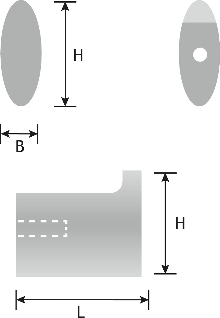 JASHAAK TAKK 16X50X57MM ZAMAK MAT WIT