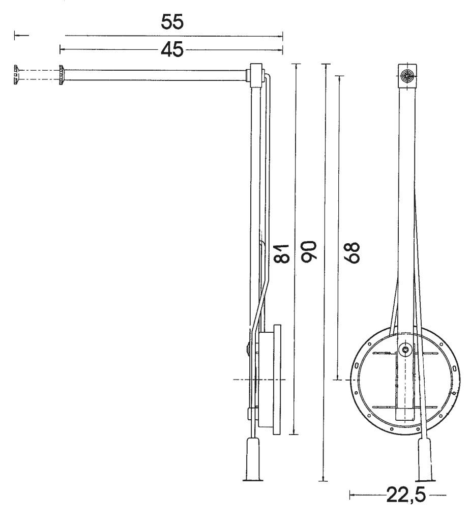 KLEDERLIFT SINGLE 12 KG RECHTS