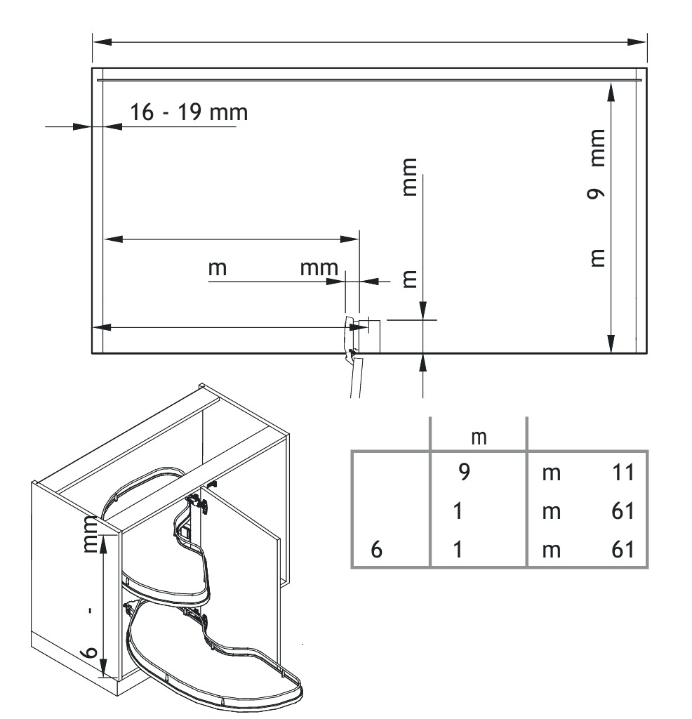 CORNERSTONE MAXX DRAAIKORF SET2 L WIT/CHR K100 B50