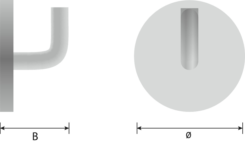 KAPSTOK RVS D.40 X 14 MM