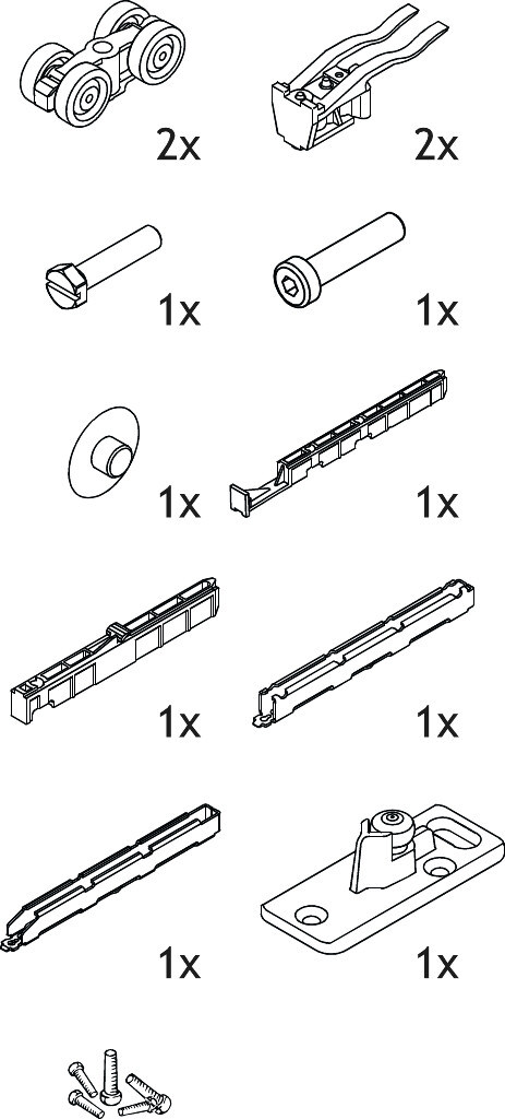 HAWA PORTA 100 HMT - 1 DEUR