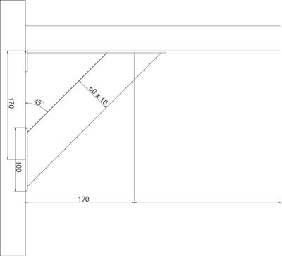 BARSTEUN KORFU CORPUS H:170 MM ZWART MAT