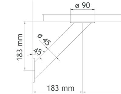 BARSTEUN BRINDISI D.45MM RVS