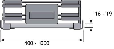 AMARI SCHOENREK 500-600 GRIJS 