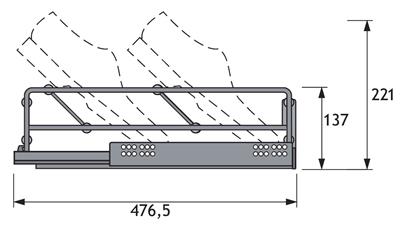 AMARI SCHOENREK 500-600 GRIJS 