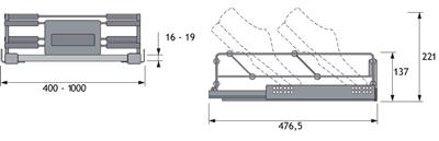 AMARI SCHOENREK 600-700 GRIJS