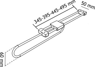 UITTREKBARE KLEDERHANGER 39.5CM