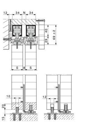 HAWA 20657 JUNIOR 80/2-100/2 TELESCOPIC