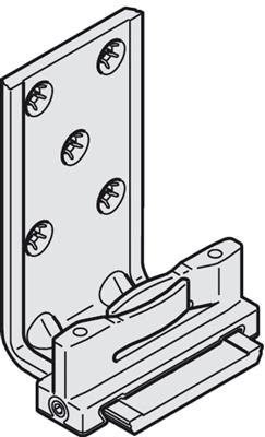 HAWA 14649 CONFORT 120 BODEMGELEIDER WANDBEVESTIGING