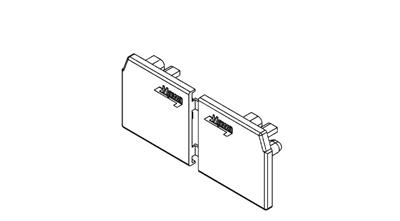 HAWA 21502 JUNIOR 40/B AFDEKKAPPEN VOOR WANDBEVESTIGING 