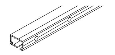 HAWA 57.3112 PORTA HC/HMD LOOPRAIL ALU 3500MM