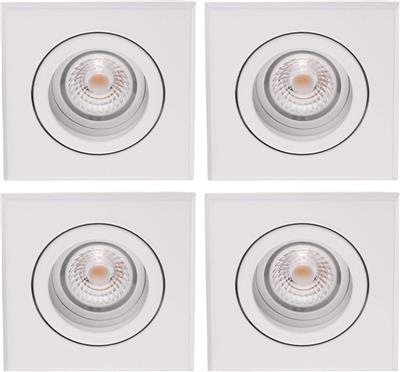 TRONIX LED SPOT SET 4X WIT 5W/230V 3000K 38° 395LM