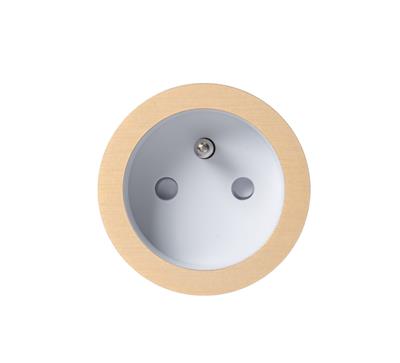 ROND 2.0 - MULTIFIT STOPCONTACT NL-D GOUD/WIT