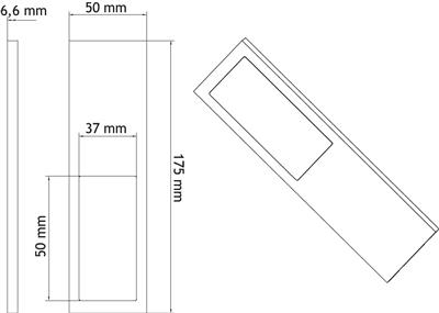 STRETO LED ZWART SET 4X4W 4000K-12V + CONVERTERMETMET SCHAKELAAR