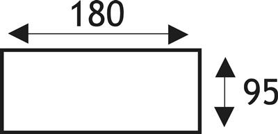 SET VLAKKANAAL D.150 STDMM WIT