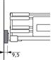 AMARI AFSTANDHOUDER 9,5MM VOOR QUADRO ANTRACIET