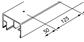 EKU57.3084 PORTA GWF LOOPRAIL L.6000MM ALU ELOXIERT, GELOCHT, L= 6000 MM