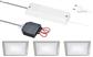 KIT 3 SUN LED 3.5W - 4100K QUADRO INBOUW RVS LOOK