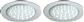 HERA SET 2 X R-68 LED 2.5W 24V 3000K RVS-LOOK+ TRA+ TRANSFO LED 15