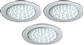 HERA SET 3 X R-68 LED 2.5W 24V 3000K RVS-LOOK+TRAF+TRAFO LED 15W