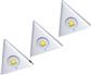 SET DELTA LED ALU SET 3 X 3W +SCHAKELAAR