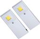 SET QUADRAT LED ALU SET 2 X 3W + SCHAKELAAR