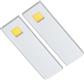 SET 2 D'LAU LED RECHTH.ONDERBOUW 3W 3200K ALU -TOUTOUCH 10W MET DIMMERTRANSFO