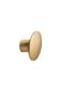 KNOP DOME 49.8X35.9X25,6 ZAMAK GEBORSTELD GOUD