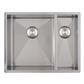 CARESSI SPOELTAFEL RVS 440X550X185MM R6R01 + 1/2 BAK RECHTS