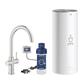 GROHE RED DUO-L STARTERKIT C-UITLOOP SUPERSTEEL