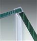 DICHTING MET AANSLAG 90° L2200MM VOOR GLAS 6/8 MM