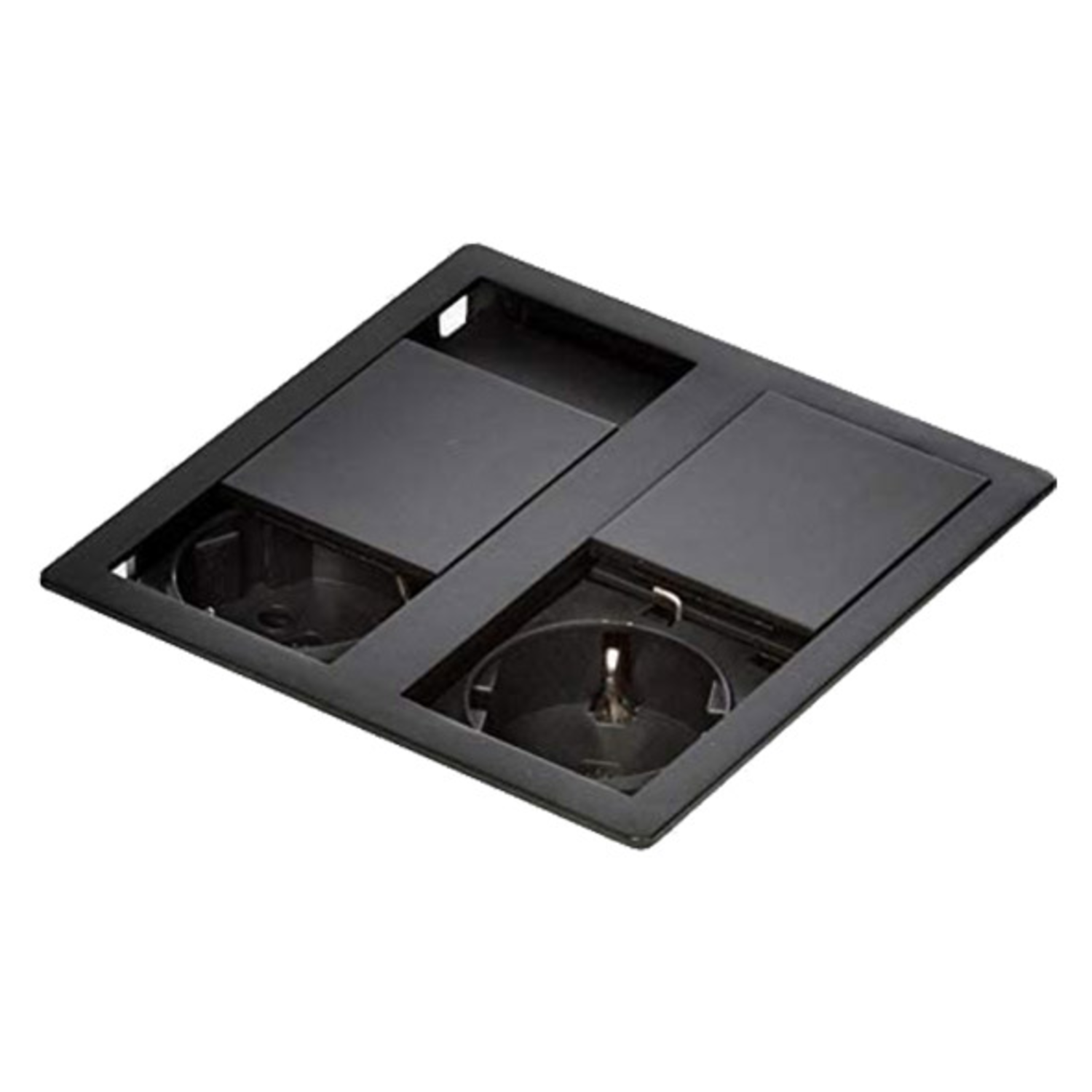 Versahit dual 2st b/f mat zwart+ kabel 2000 mm met + kabel 2000 mm met aparte stekker