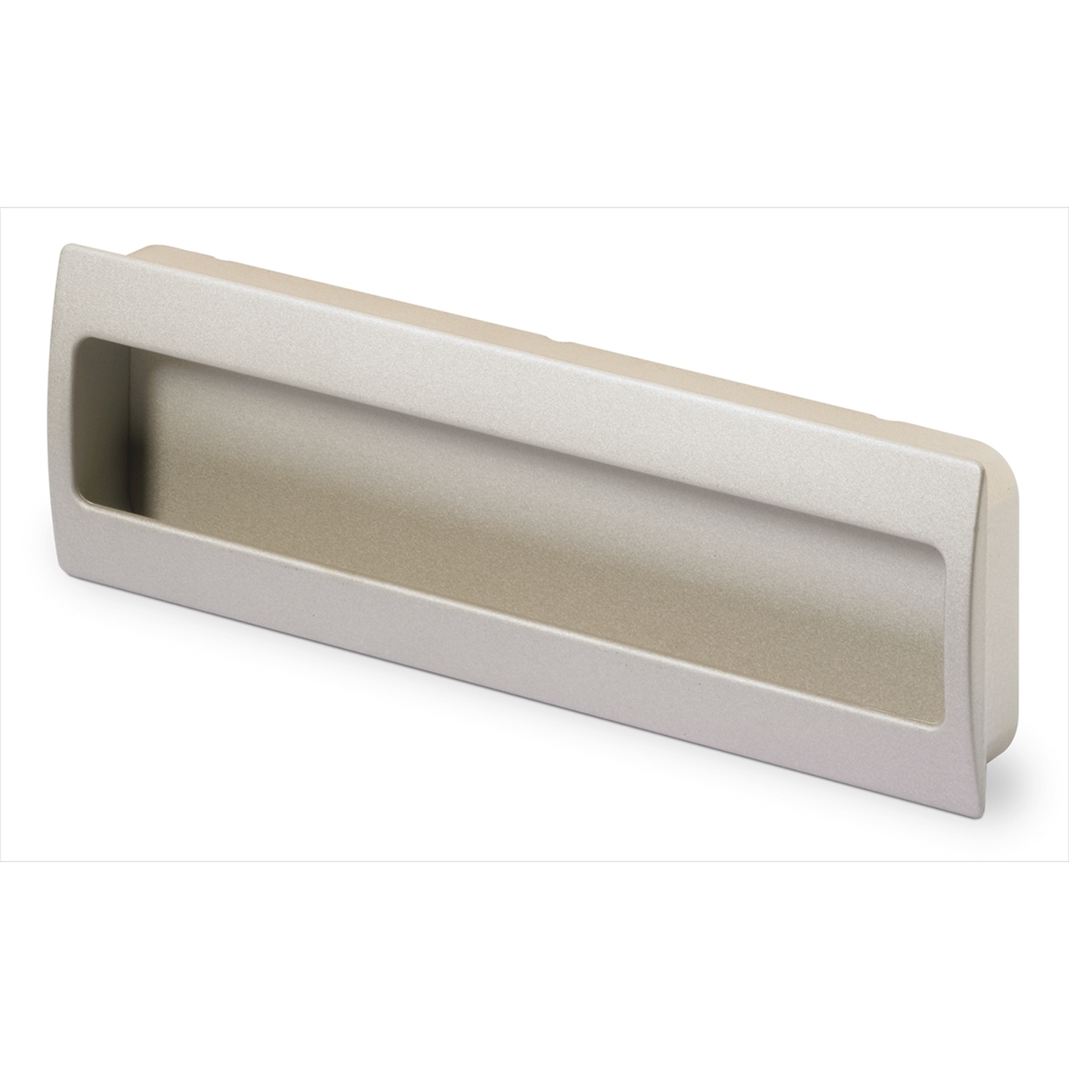 greep om in te laten Misnia, boorafstand 160, L 180 mm, B 54 mm, H 18.5 mm, Vernikkeld mat finish