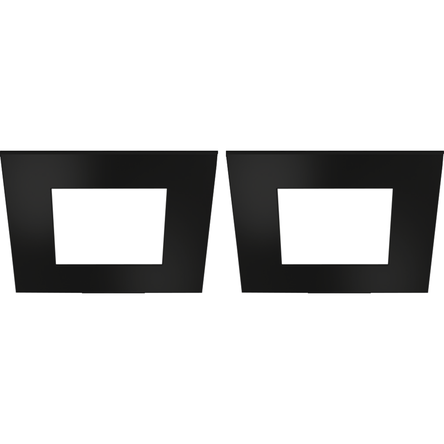 Hera set 2 x FQ-68 led 4W 24V 3000K zwart+ transfo led 15