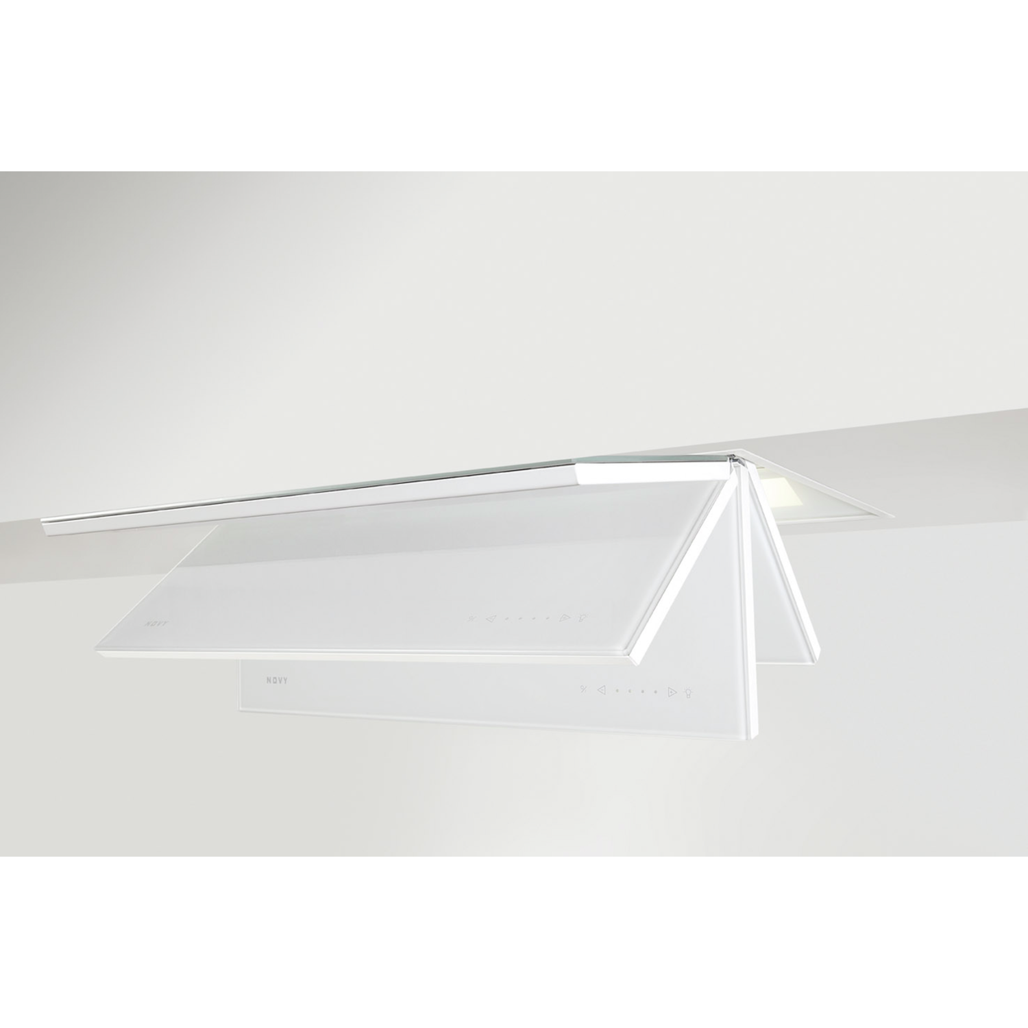 Novy Fusion 60 cm wit telescopische dampkap