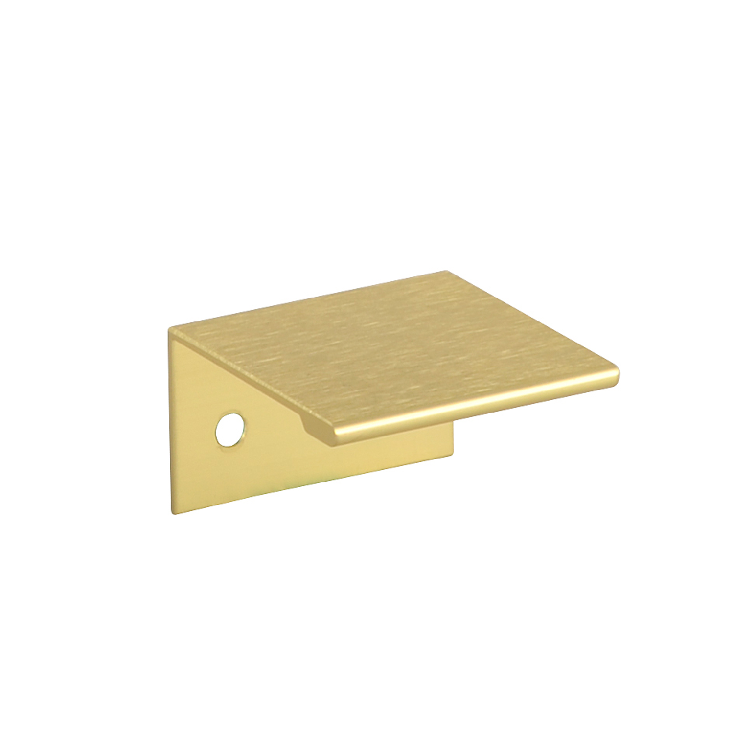 Hoekgreep alu/geborsteld goud 40x42,2x25 ba: 24mm