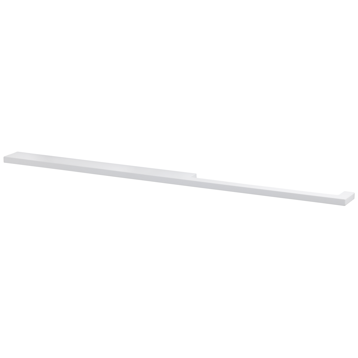 Greep drimo 480mm aluminium / wit asymmetrisch