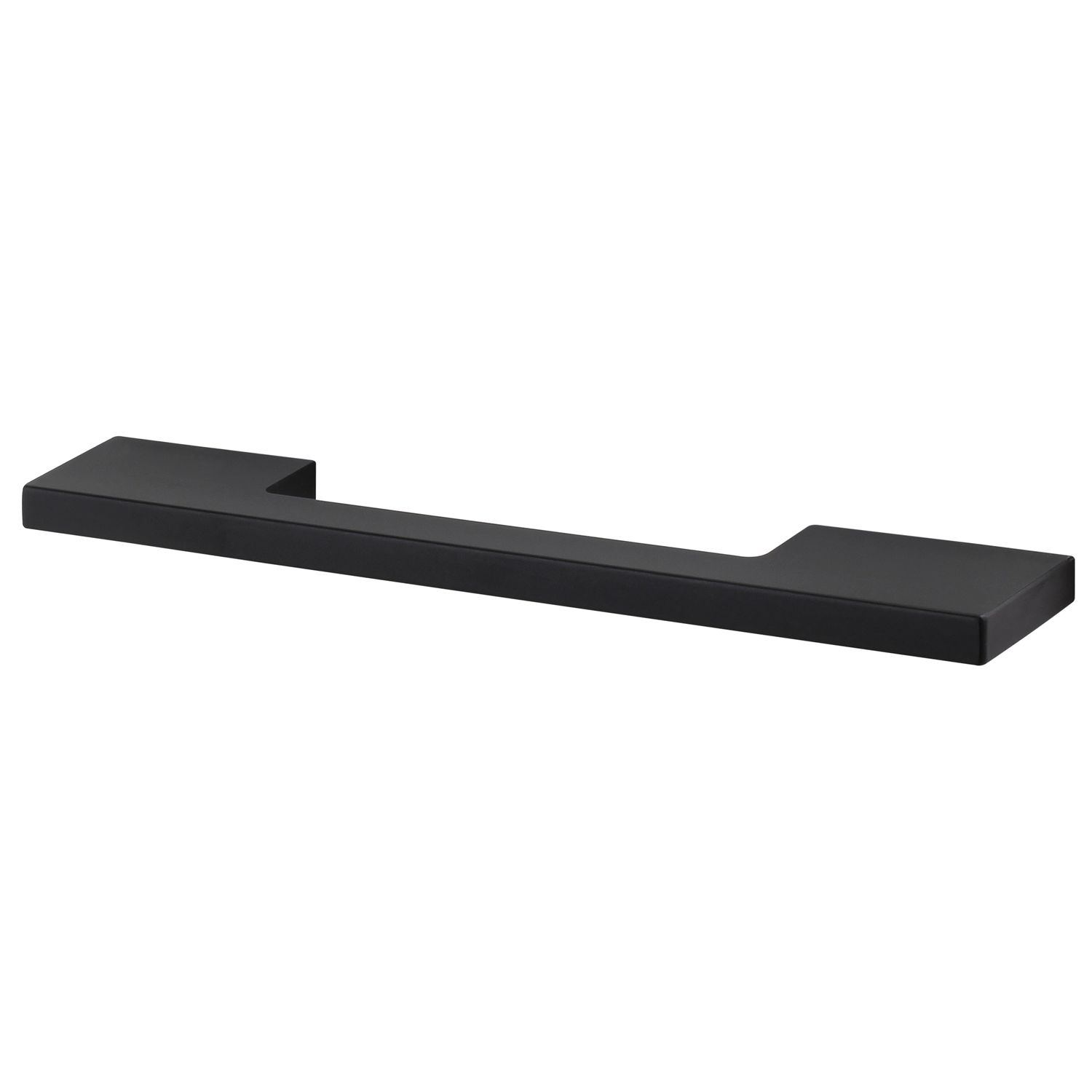 Greep drimo 160mm aluminium / zwart symmetrisch