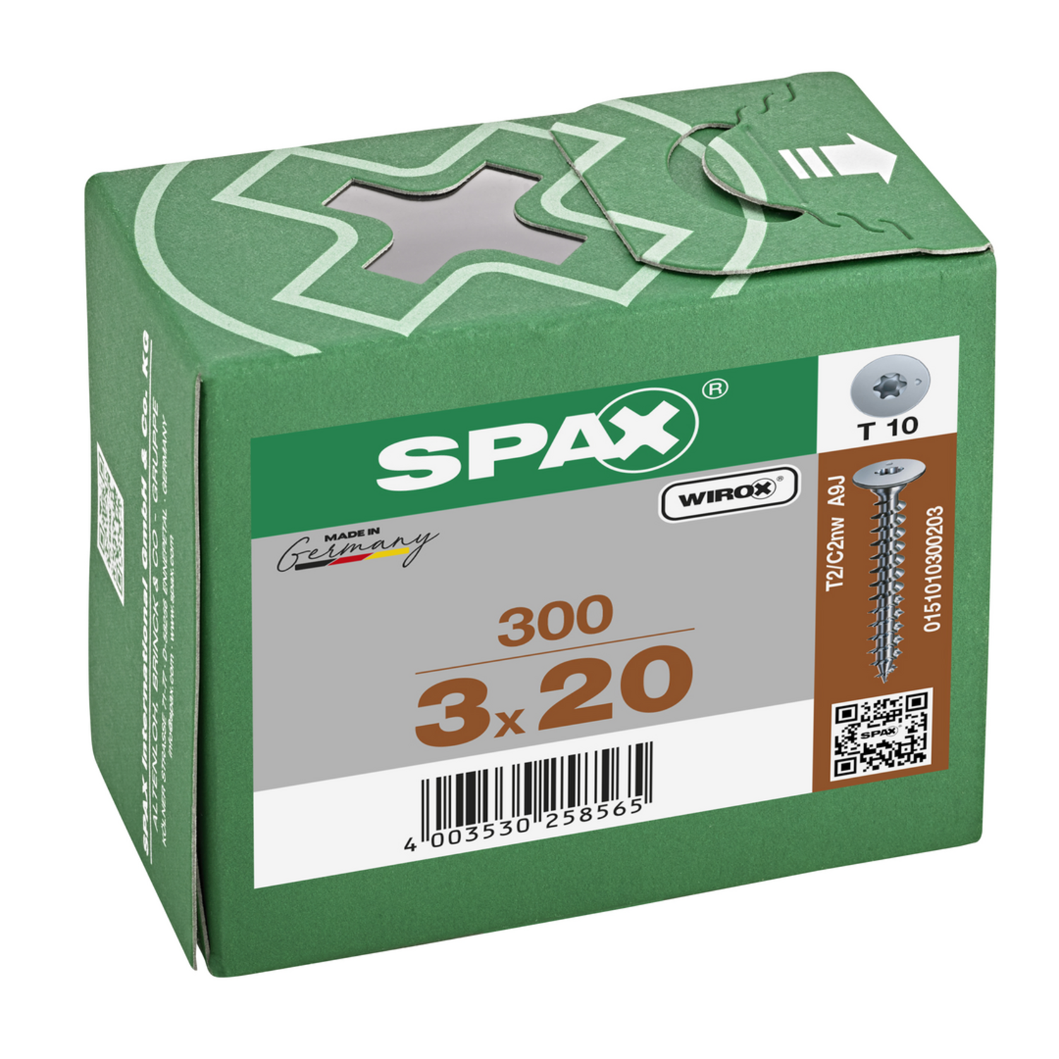 Rugwandschroef Spax T-STAR Plus 3 x 20