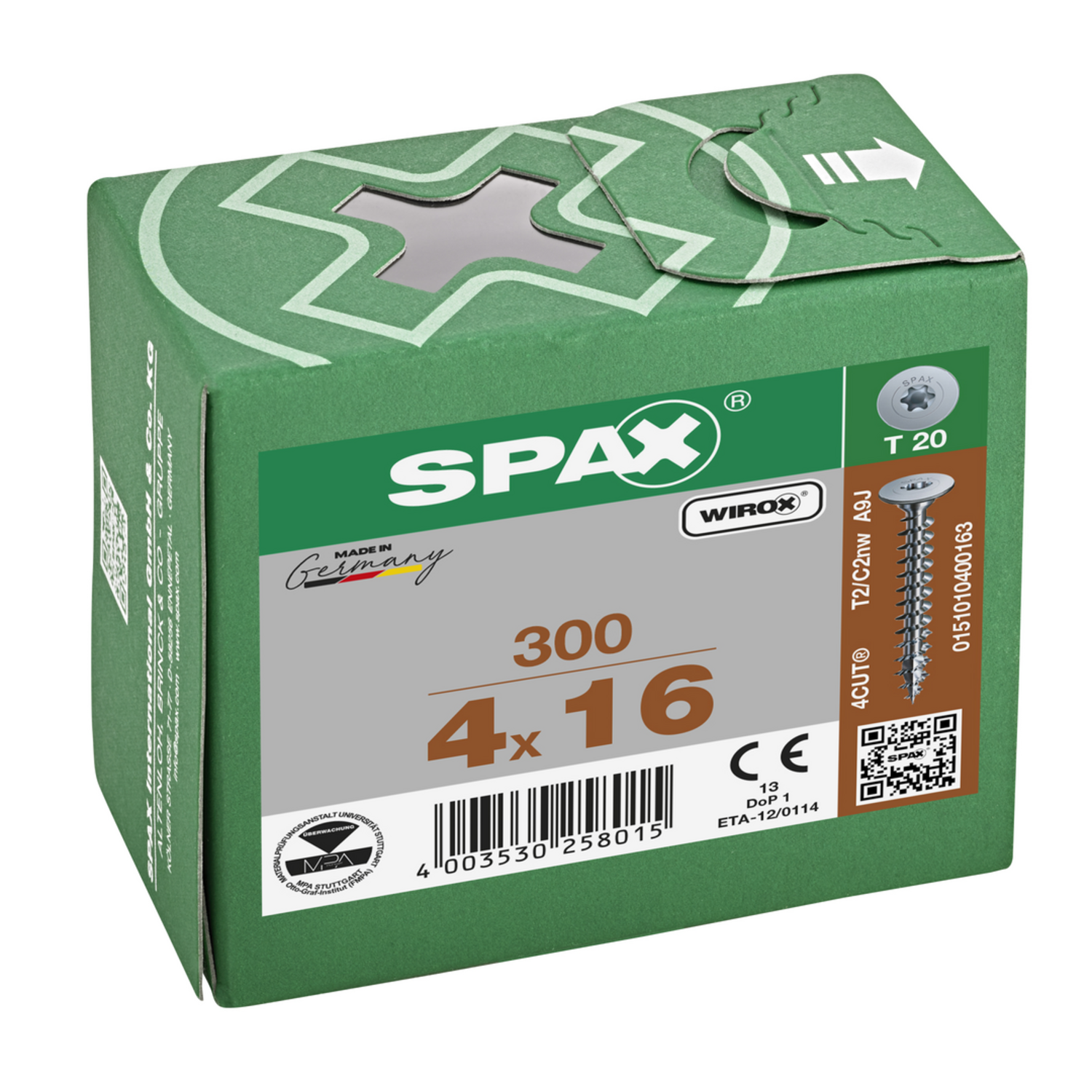 Rugwandschroef Spax T-STAR Plus 4 x 16