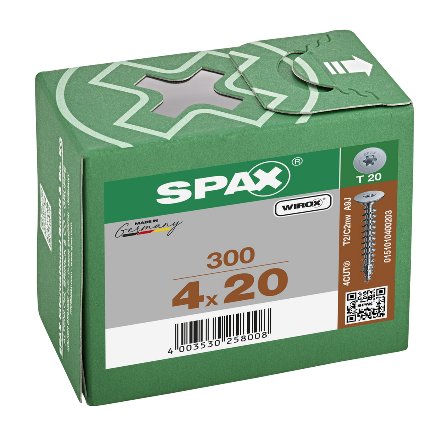 Rugwandschroef Spax T-STAR Plus 4 x 20