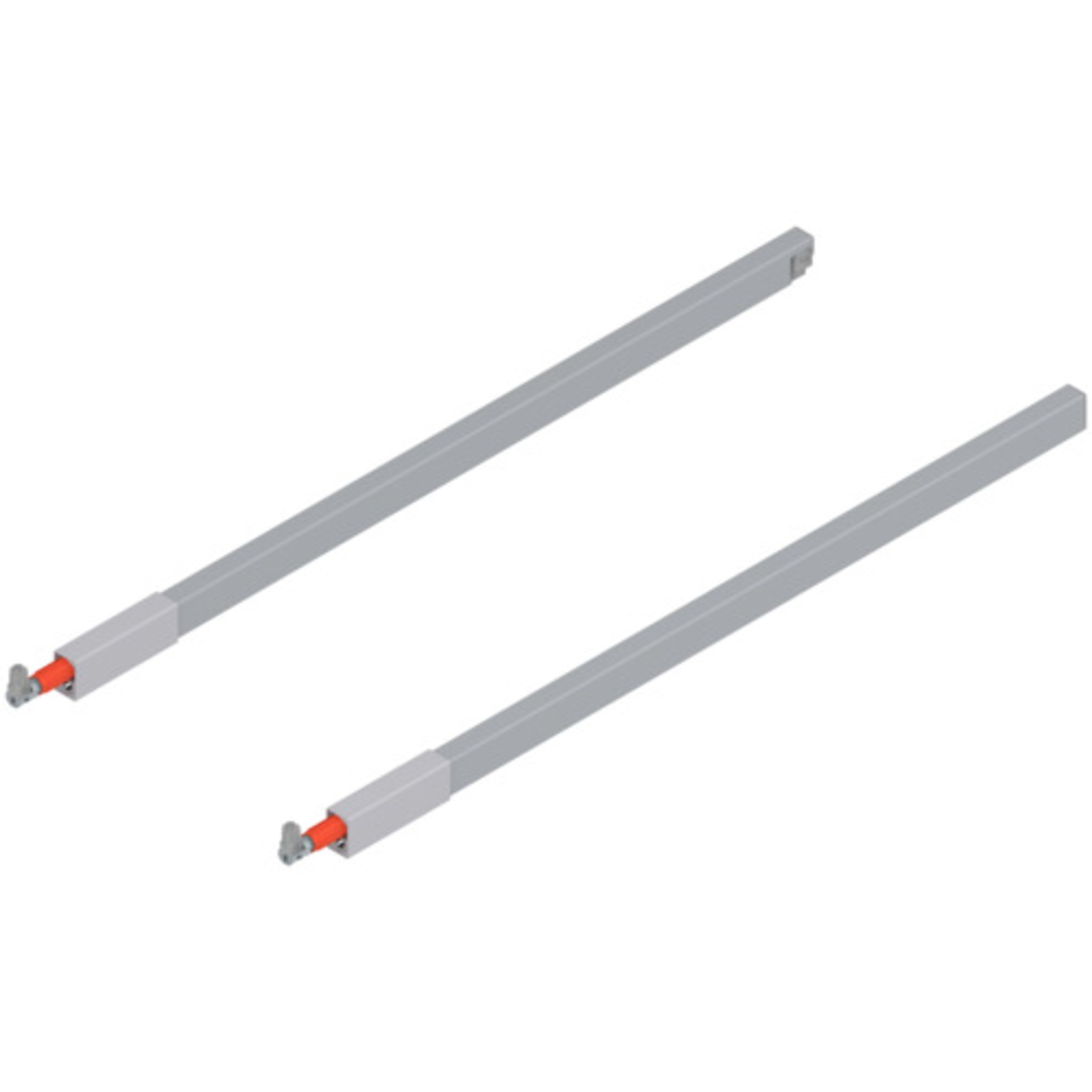 Verstelbare relingset antaro 600mm li +re mettalic