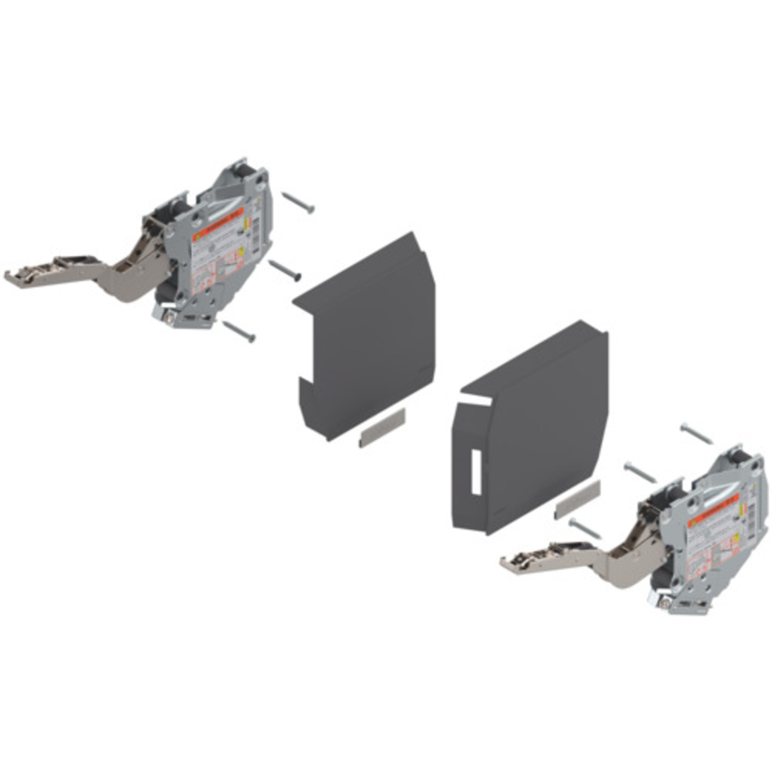 Aventos hk-s set 400-1000+afdekkap donkergrijs