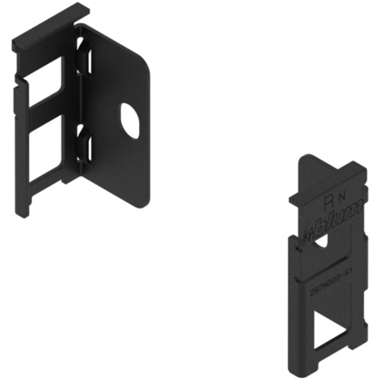Rugwandhouder l+r legrabox n  carbon zwart