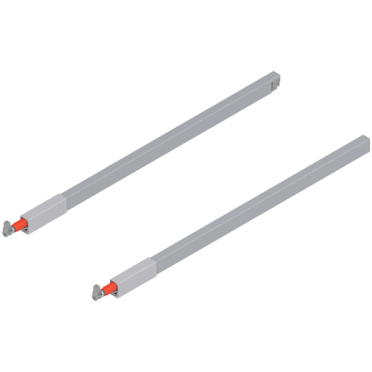 Verstelbare relingset antaro 550mm li +re mettalic