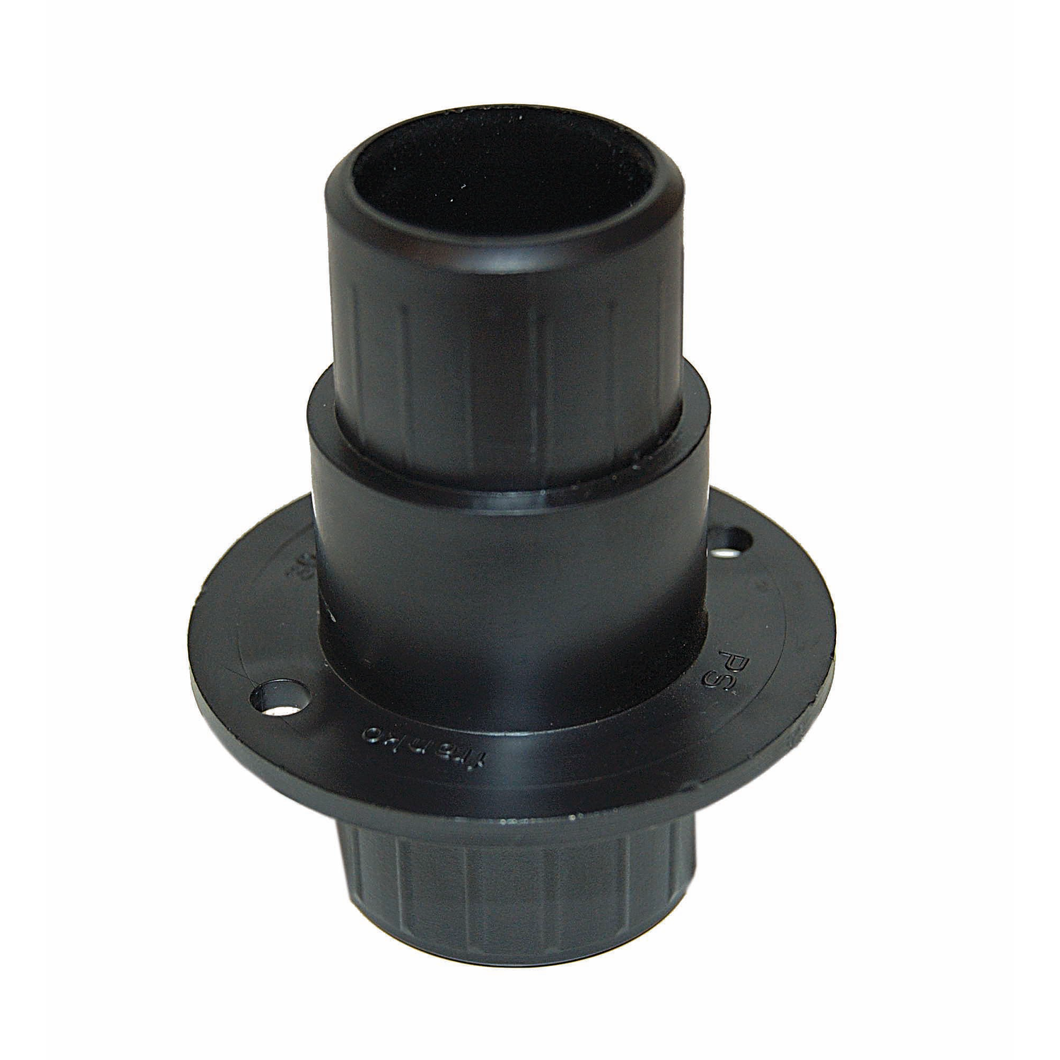 Verlengstuk regelpoot korrekt zwart 71844 met ring