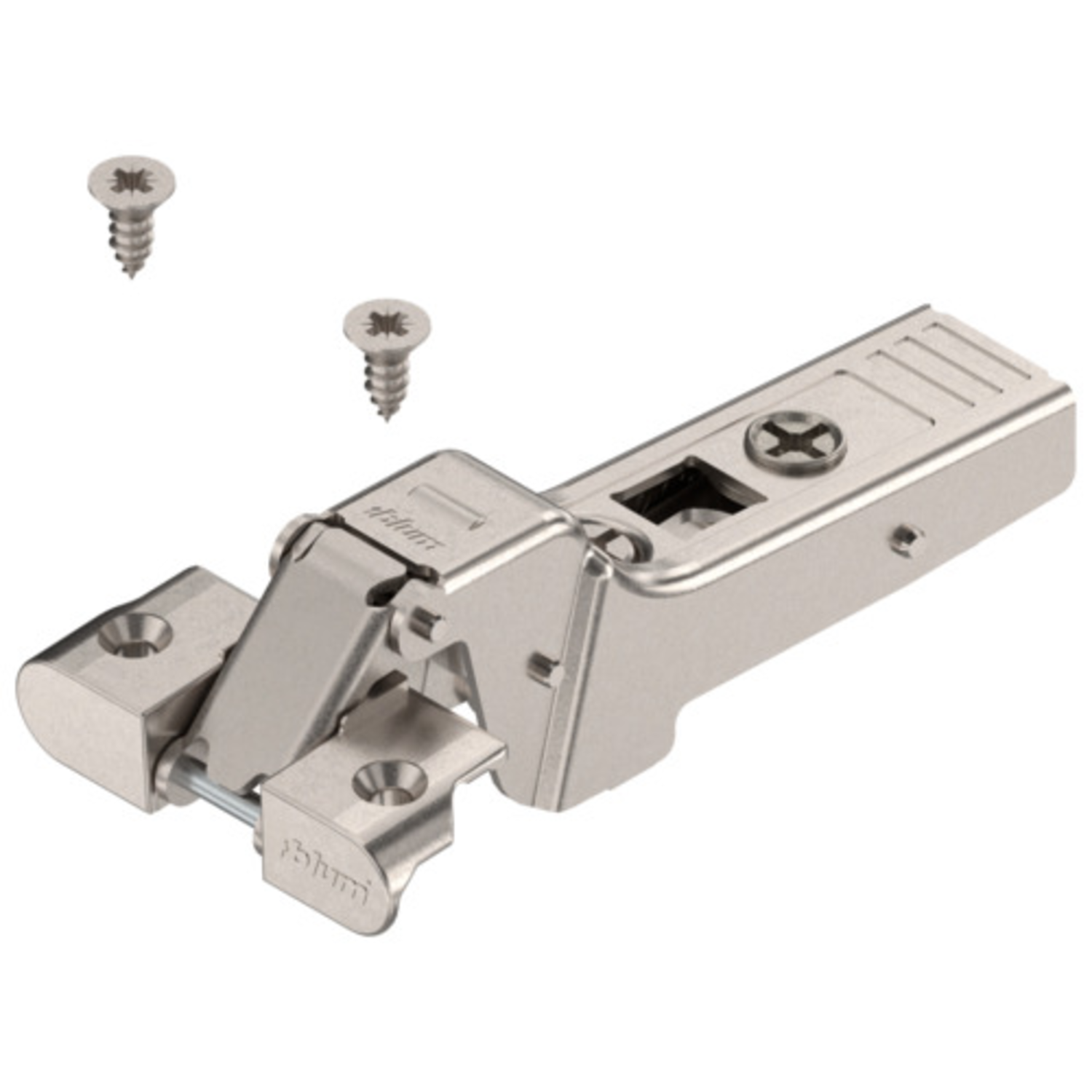 Clipscharnier voor alu ramen geb. arm 9mm