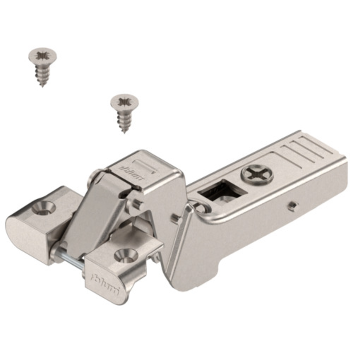 Clipscharnier voor alu ramen 18mm geb. arm