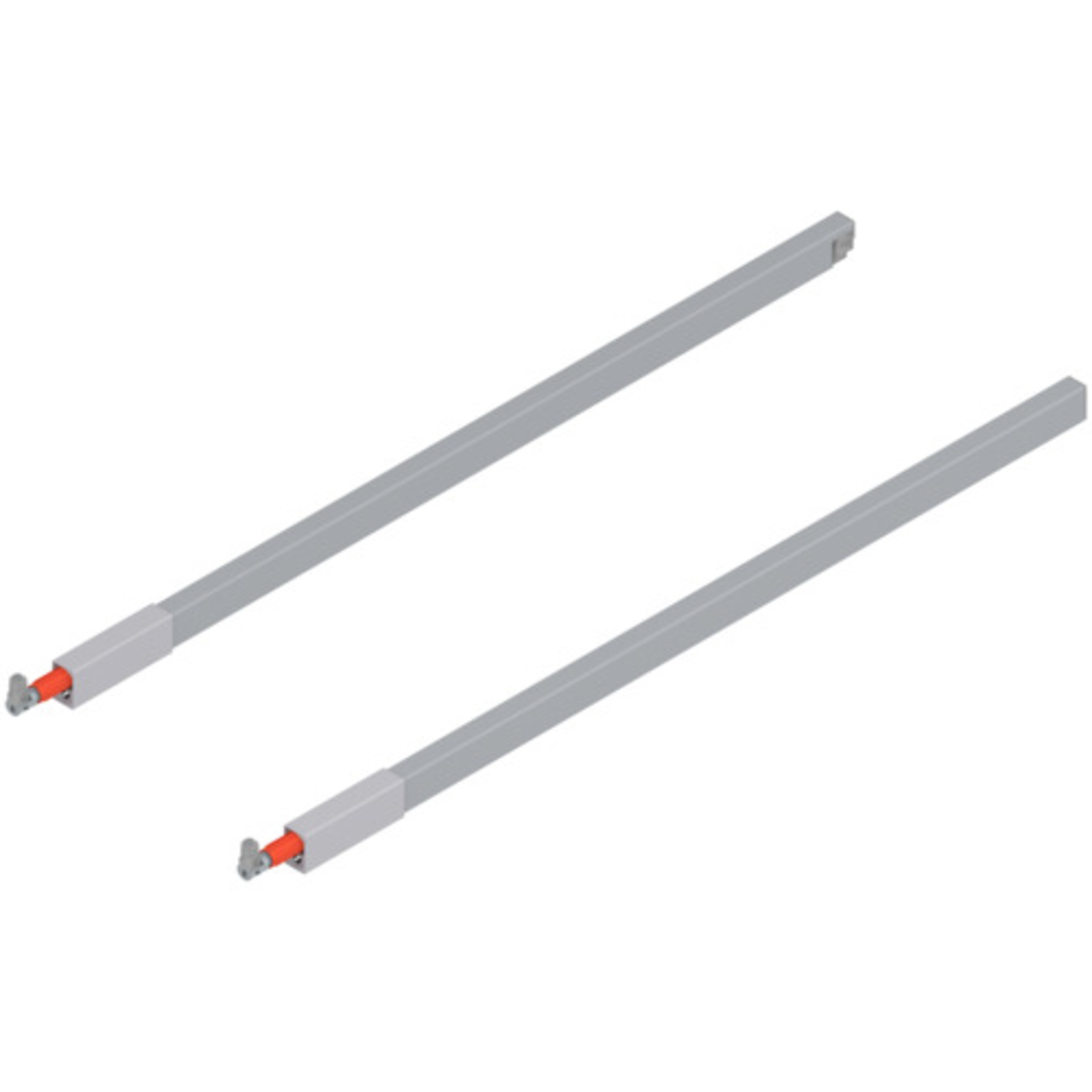 Verstelbare relingset antaro 650mm li +re mettalic